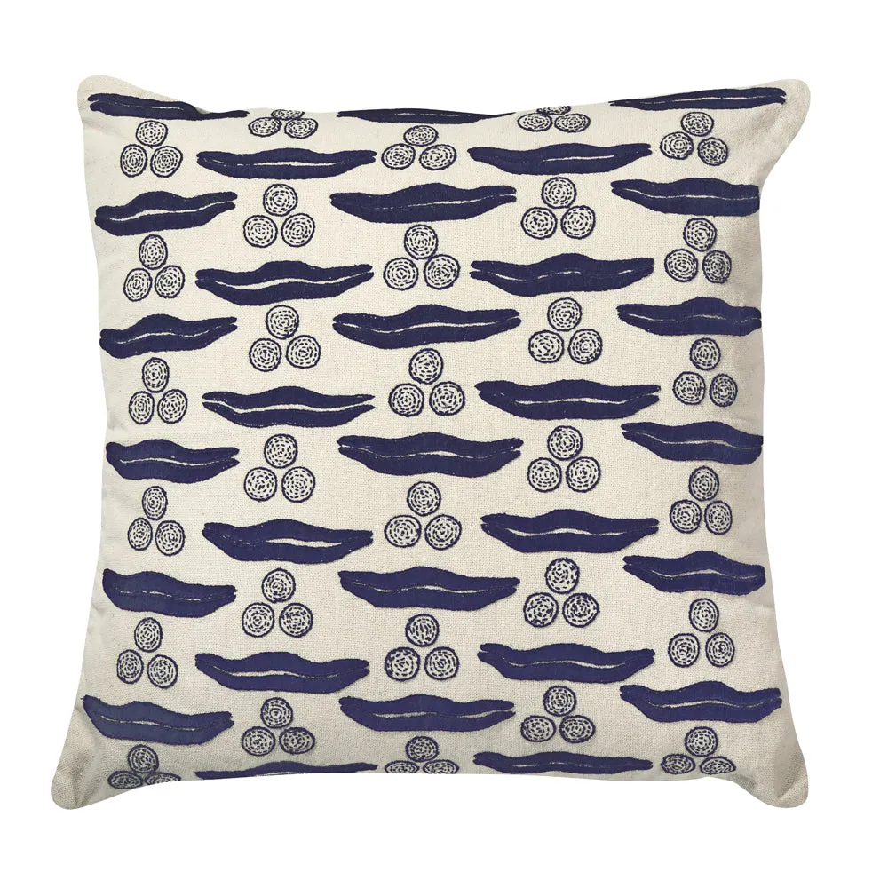 Cintamani 20" Pillow (Indigo)