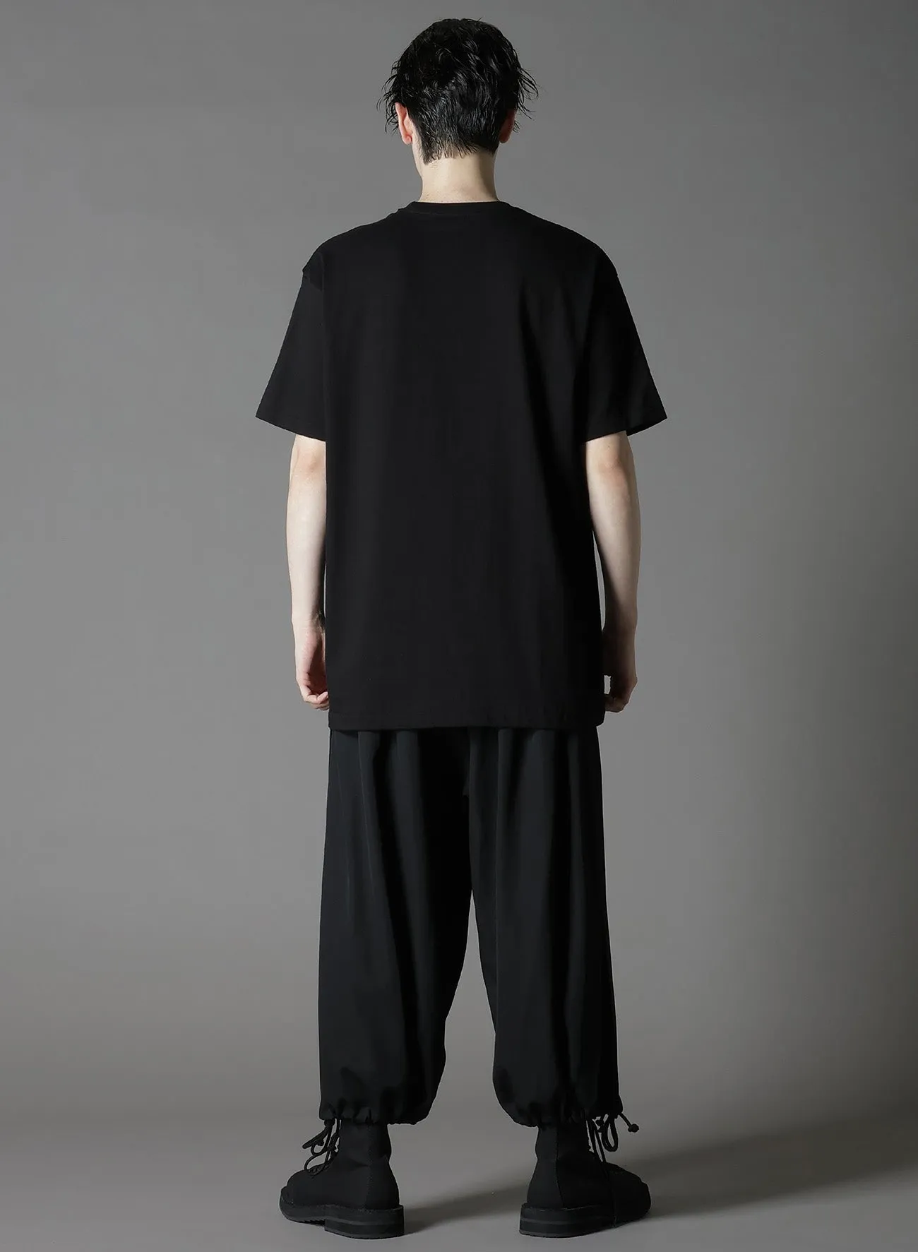 COTTON JERSEY TROMPE-L'OEIL PASSCASE T-SHIRT