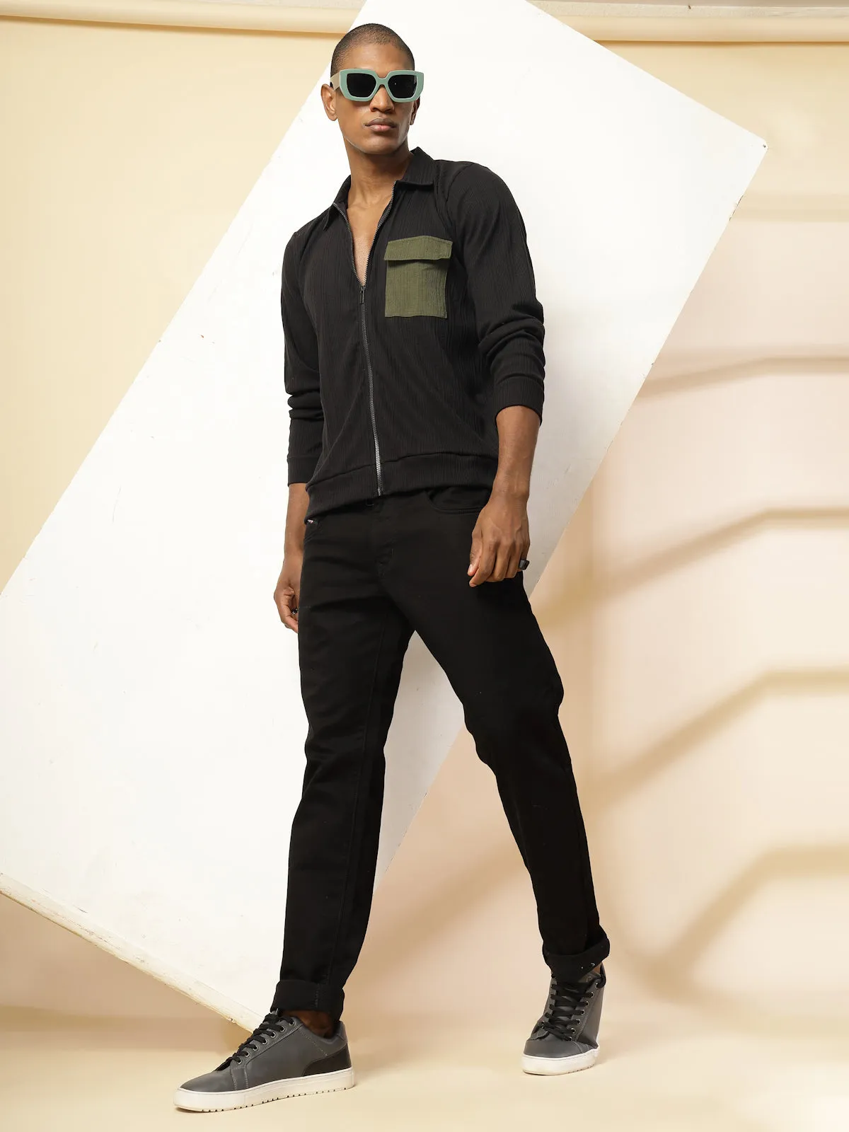 Cotton Rib Relaxed Fit T-Shirt