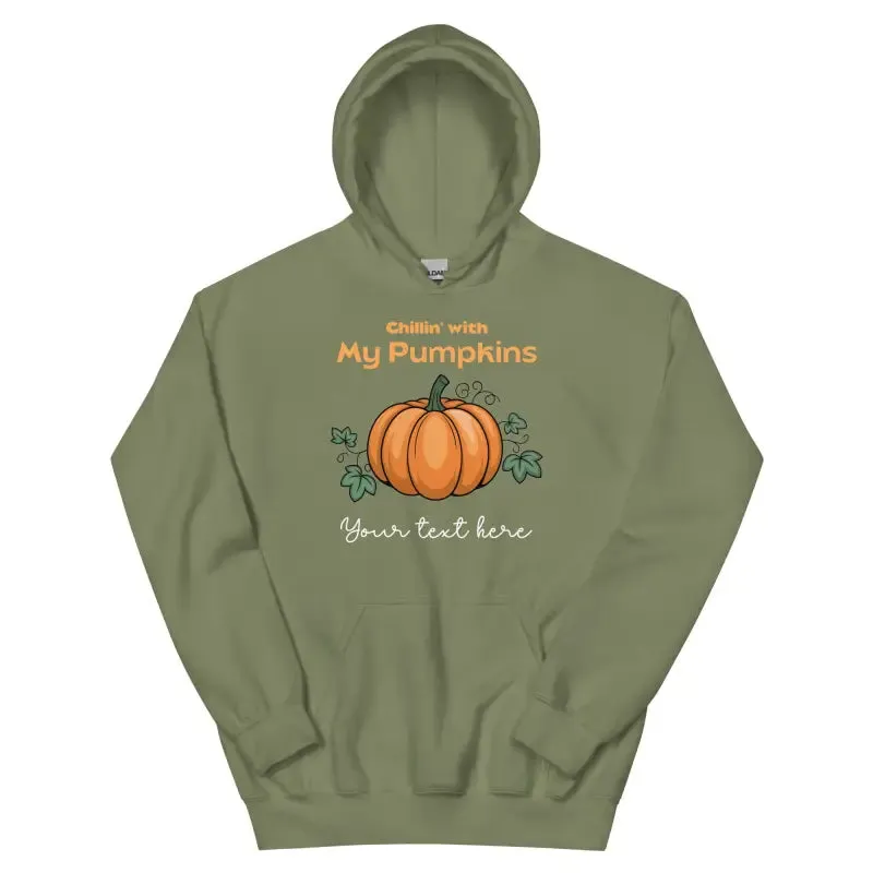 Cozy Pumpkins Hoodie for Trendy Unisex Vibes
