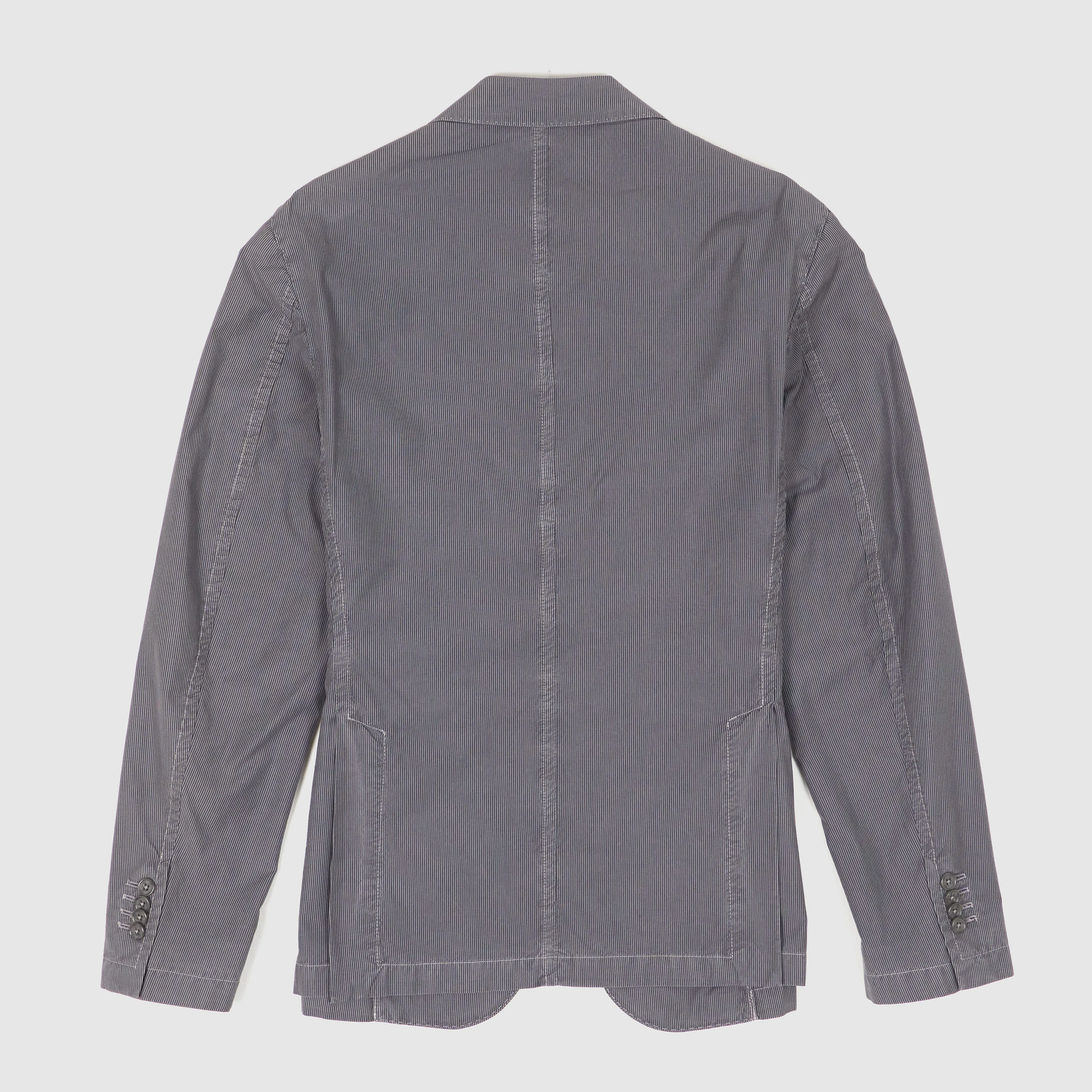 C.P. Company 3 Button Lightweight Striped Cotton Blazer