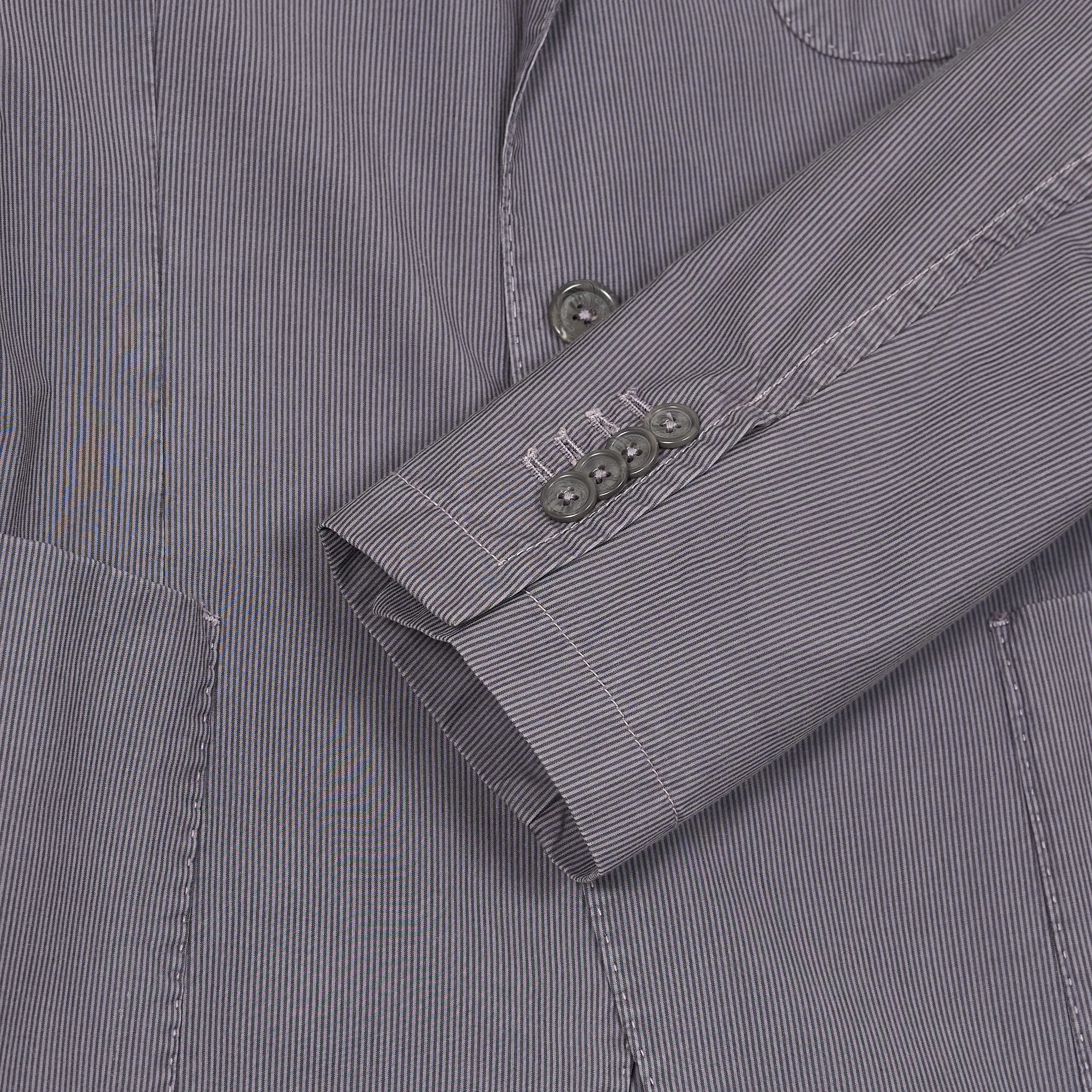 C.P. Company 3 Button Lightweight Striped Cotton Blazer