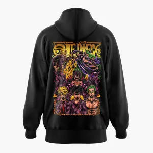 Crazy Monster Trio Sanji Luffy Zoro Oversized Hoodie