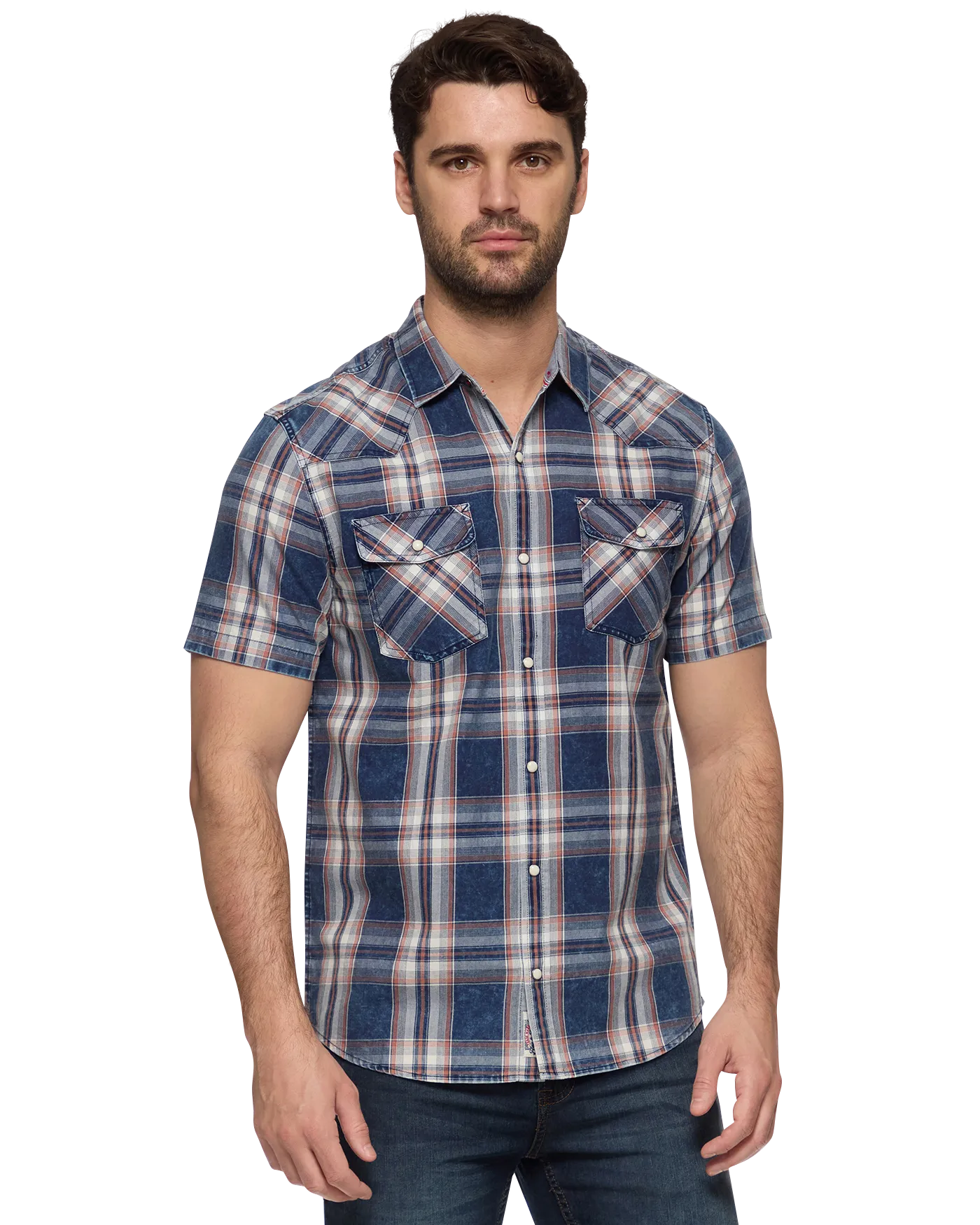 CRESTON VINTAGE WASHED WESTERN SHIRT