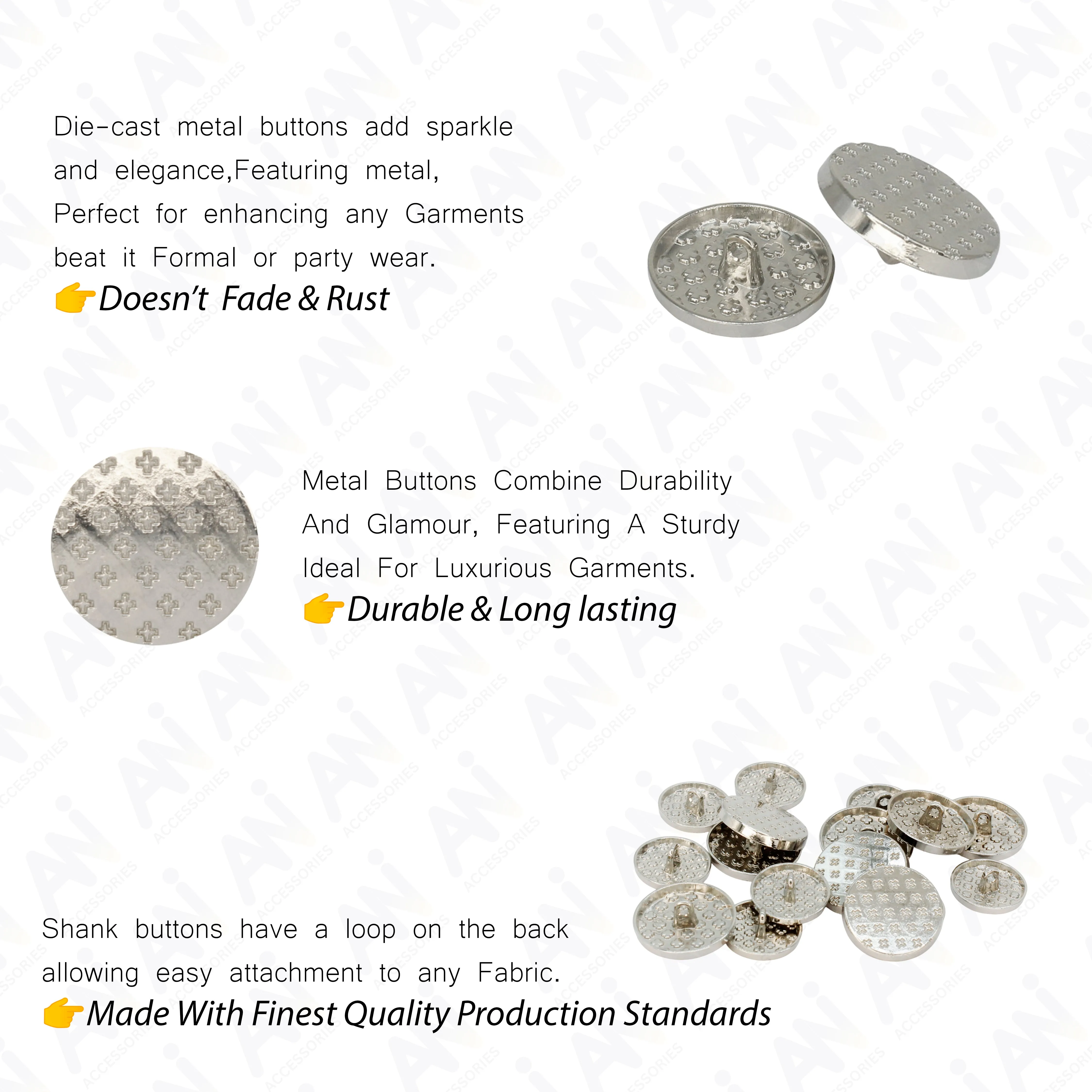 Crosshatch Pattern Buttons