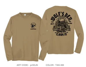 CUSTOM 1 PLT, B Co, 307AEB Hi-Tech Performance Unisex LS Tee - prXEJN