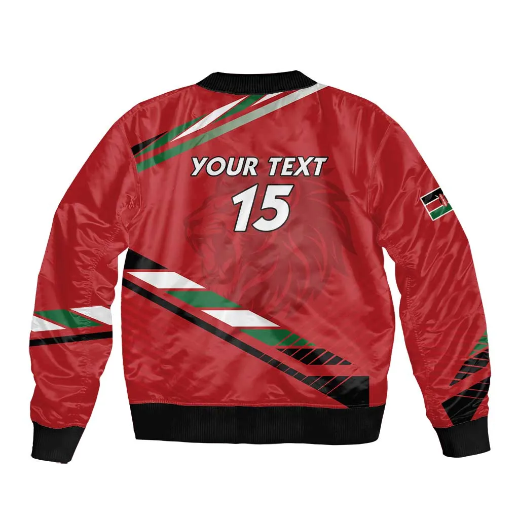 Custom Kenya Volleyball Bomber Jacket Go Champions LT15