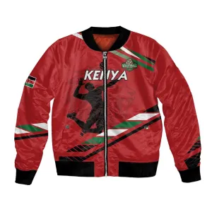 Custom Kenya Volleyball Bomber Jacket Go Champions LT15