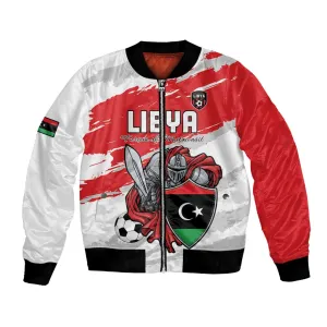Custom Libya Football Bomber Jacket Forza Fursan Al-Mutawasit LT15
