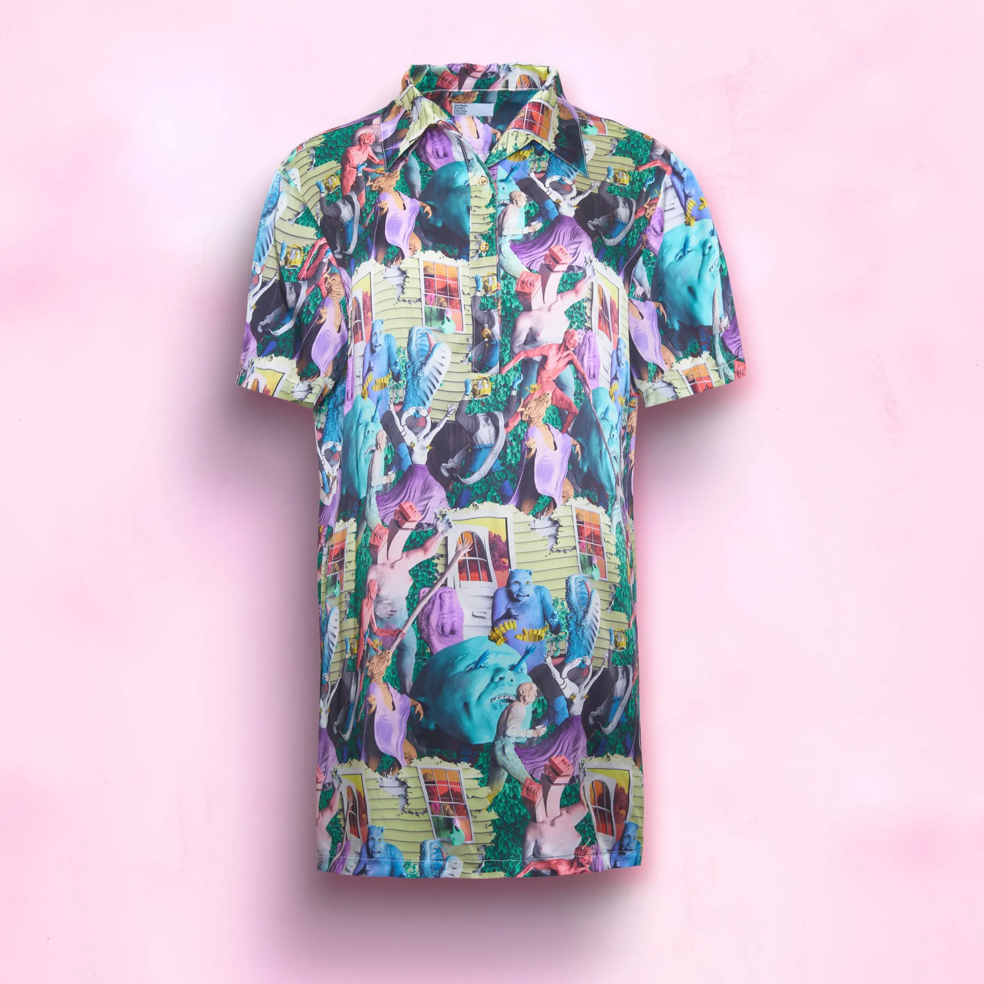 Day Parades Silk Dress
