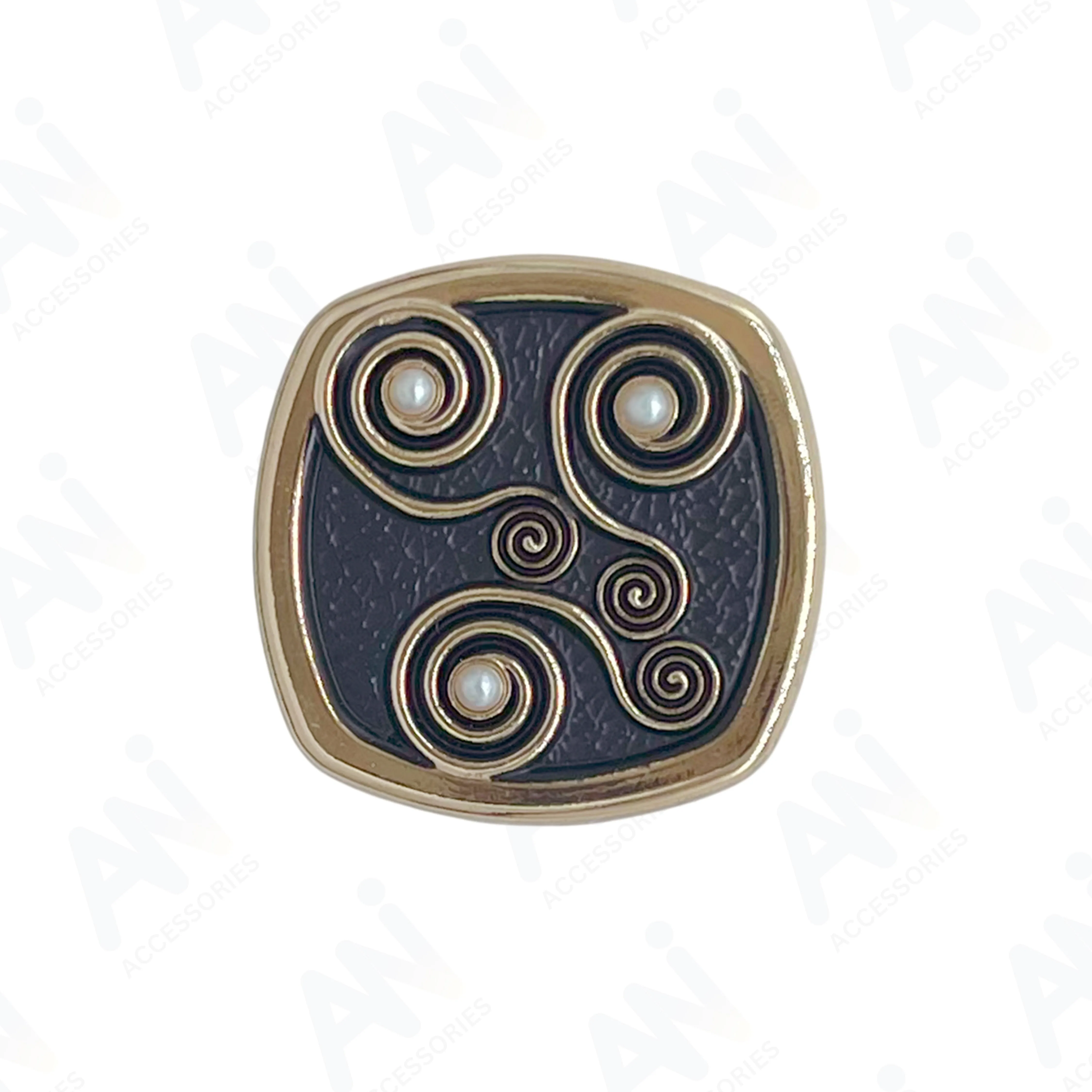 Decorative Pearl Apparel Metal Buttons