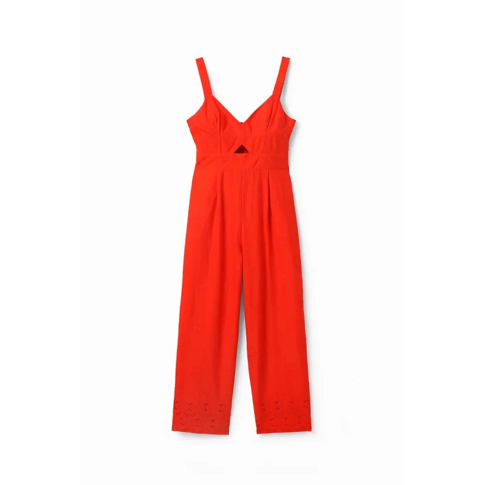 Desigual Orange Viscose Suits & Blazer