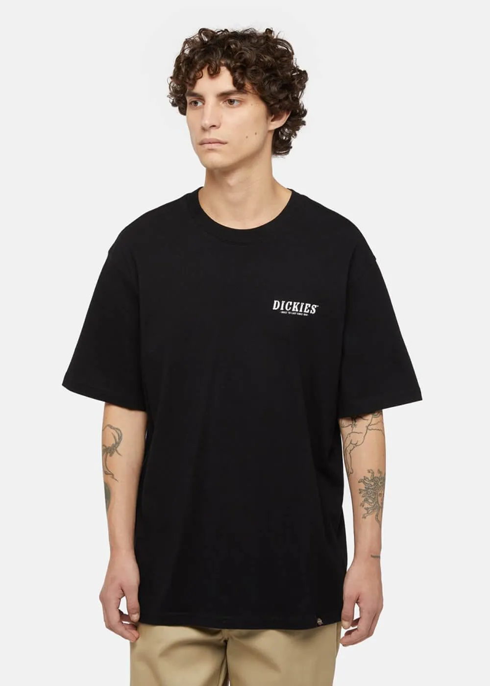 Dickies Mens Script T-Shirt Black