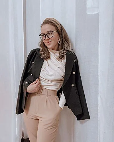 Dokotoo Women's Lapel Collar Cardigan Jacket