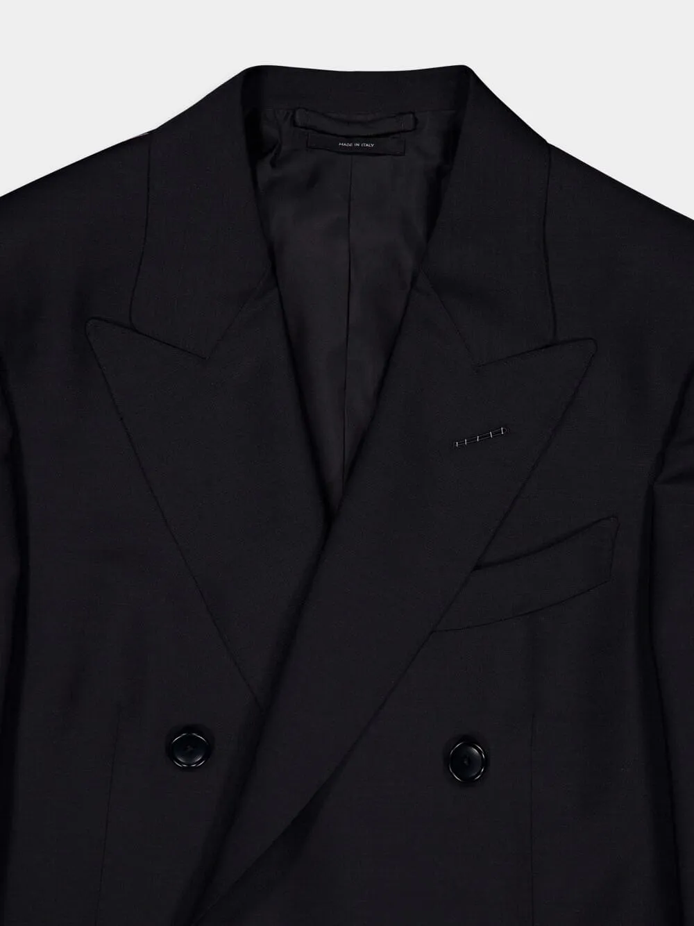 Double-Breasted Mohair-Blend Blazer