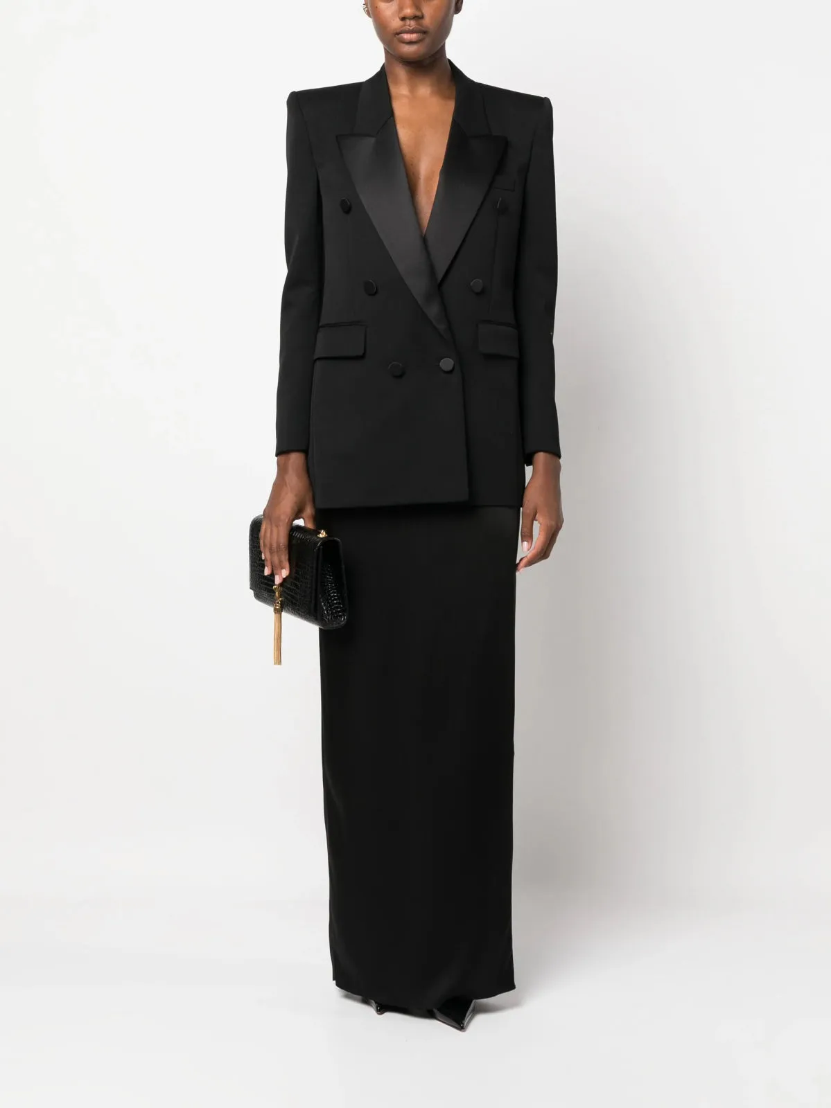 Double-Breasted Tuxedo Jacket