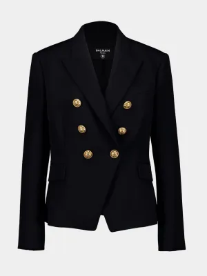 Double Breasted Wool Blazer