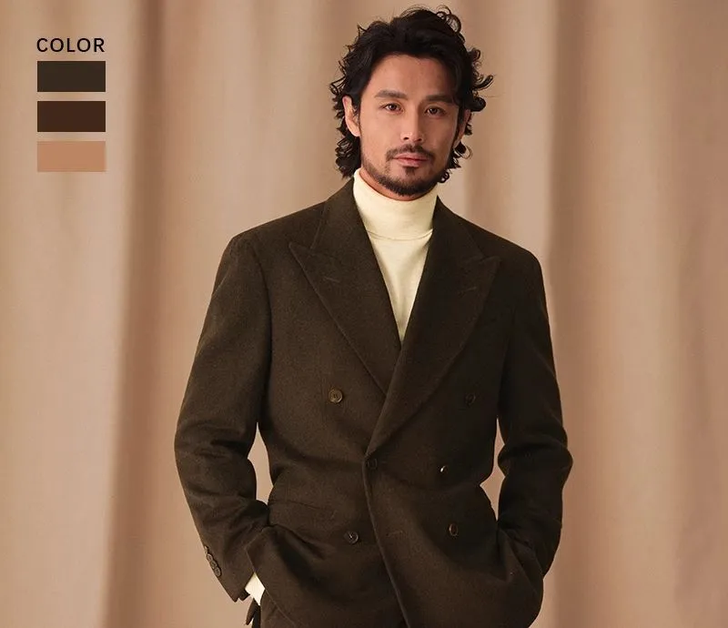 Double-Breasted Wool Suit
