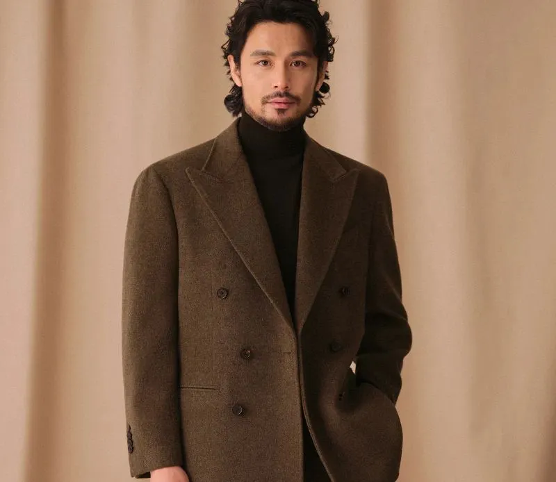 Double-Breasted Wool Suit