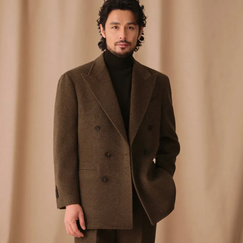 Double-Breasted Wool Suit