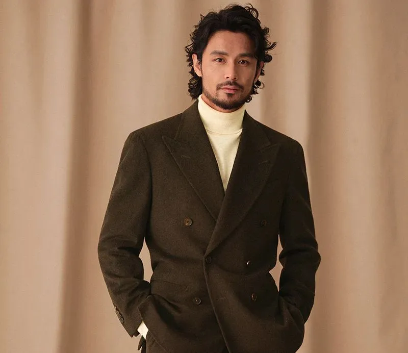 Double-Breasted Wool Suit