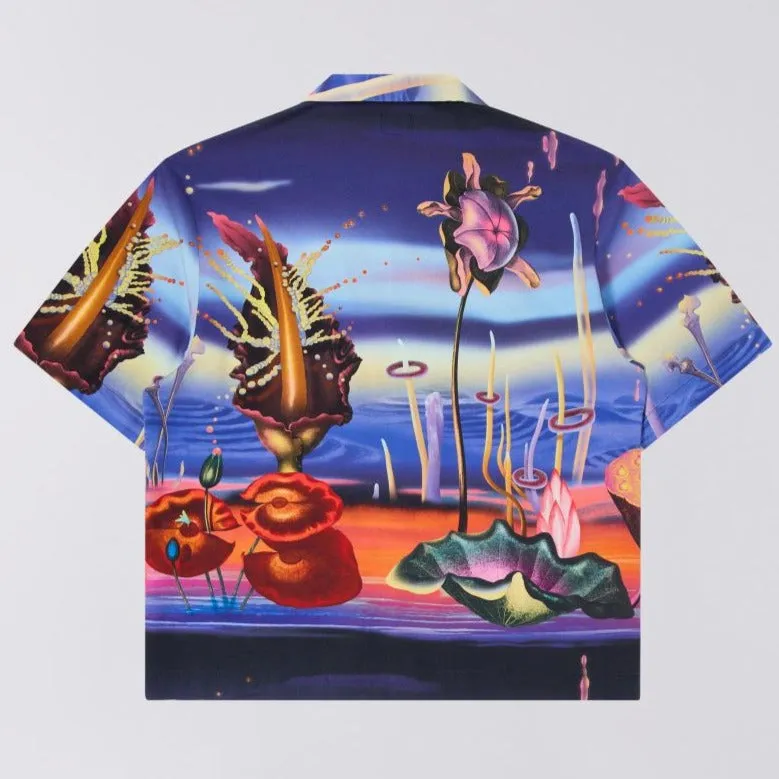 Edwin Temple Of Flora Shirt SS Shirt Multicolour