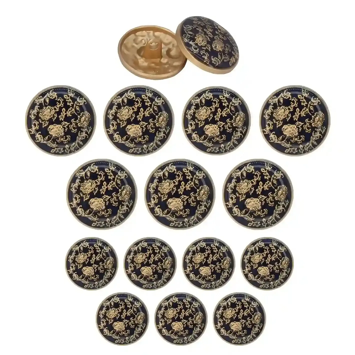 Elegant Floral Style Buttons
