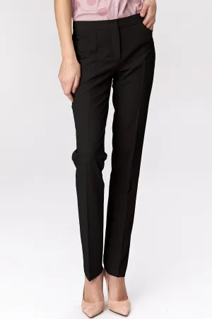 Elegant Tailored High-Rise Trousers