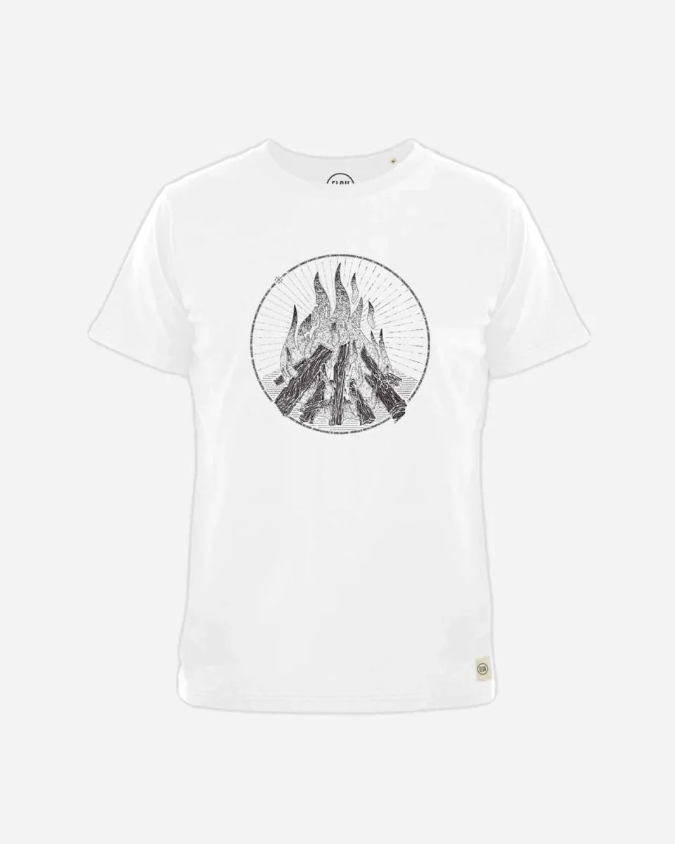 ELSK® BAAL BRUSHED MEN'S TEE  - OPTIC WHITE