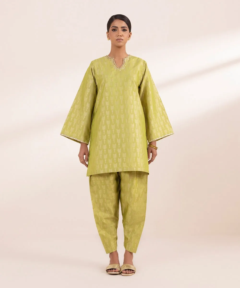 Embellished Jacquard Shirt