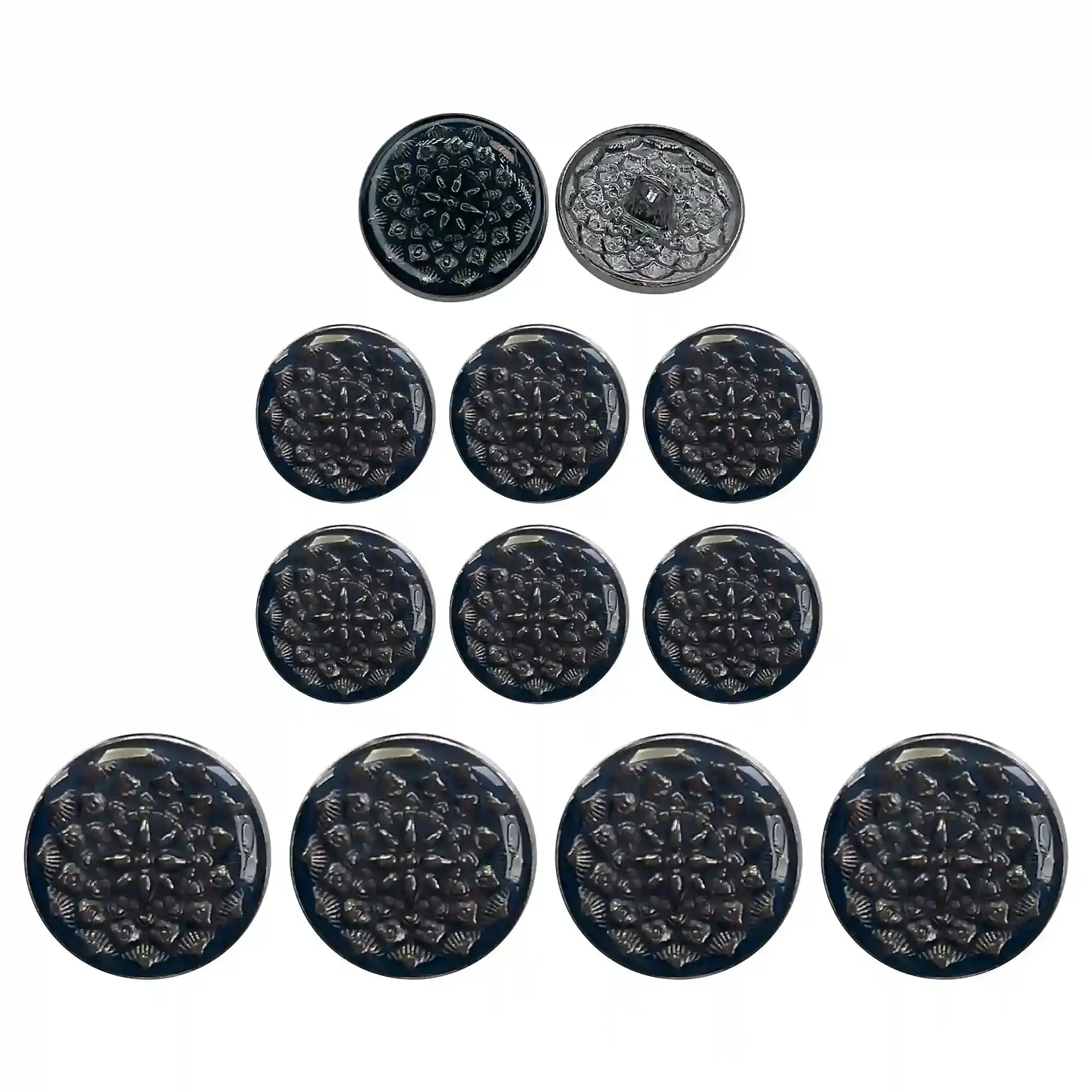Embossed Inspire Metal Button