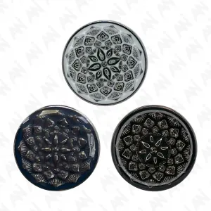 Embossed Inspire Metal Button