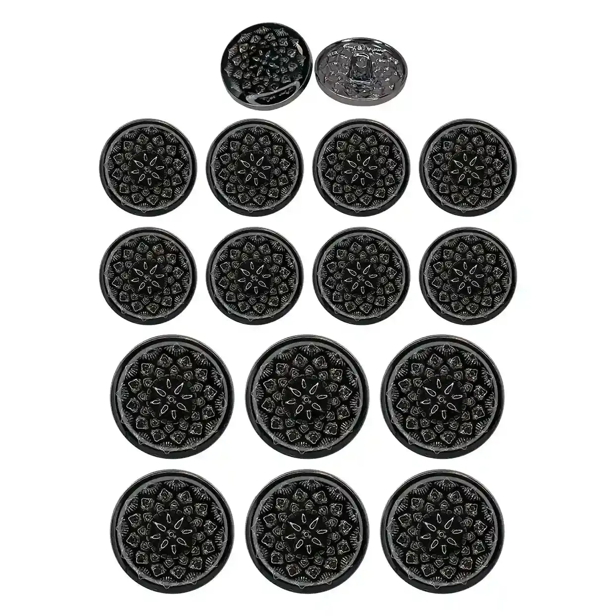 Embossed Inspire Metal Button