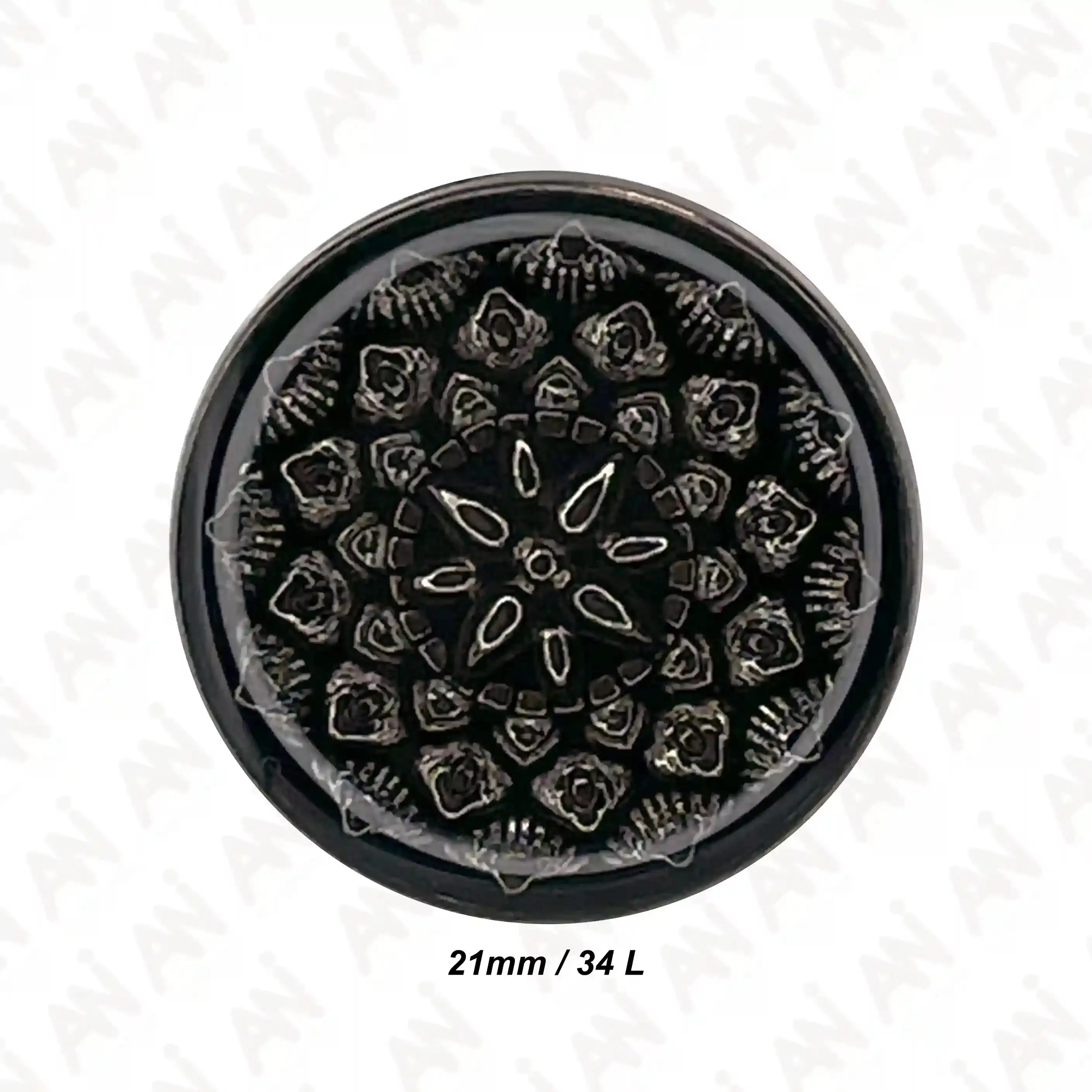 Embossed Inspire Metal Button
