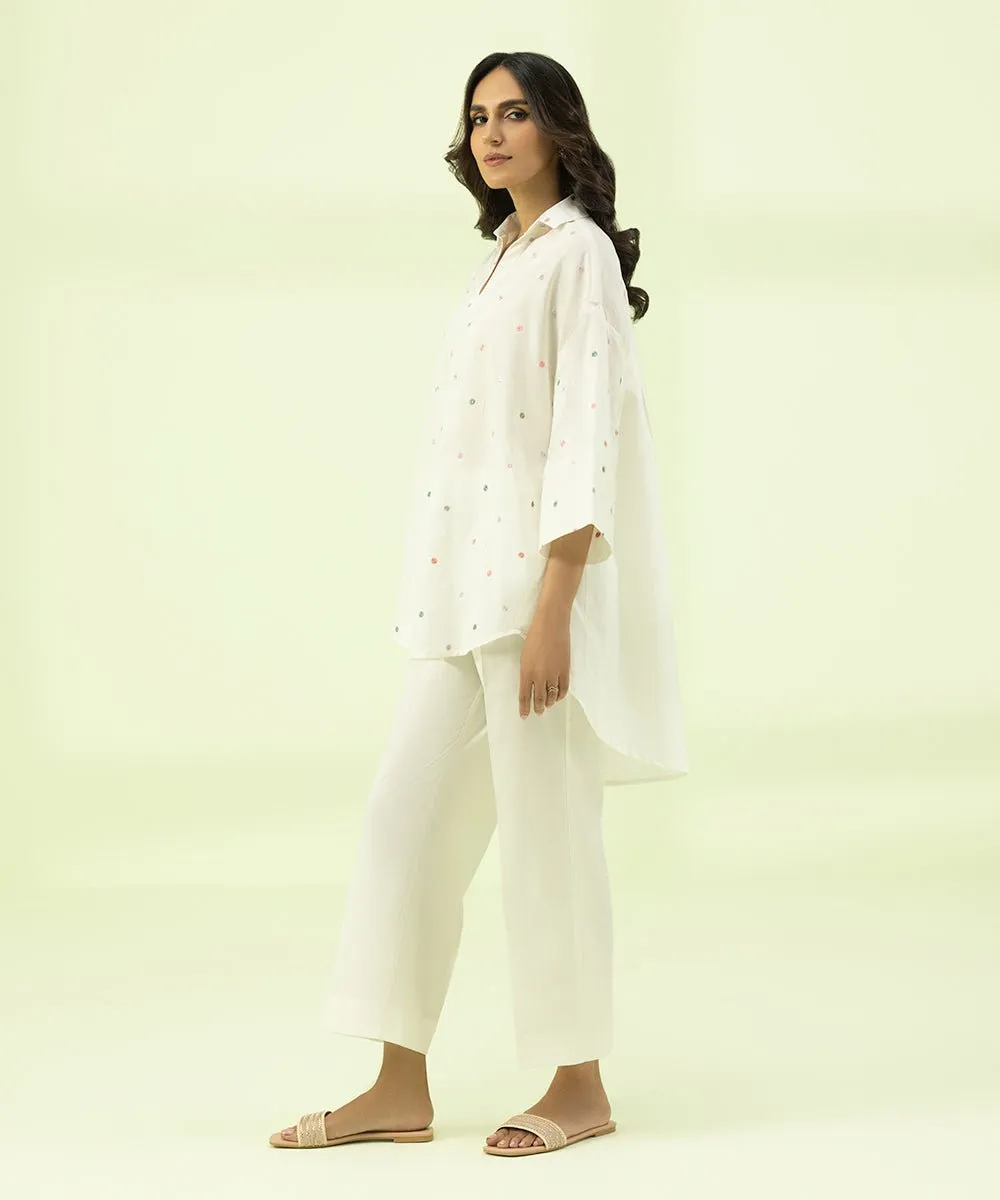 Embroidered Cotton Shirt