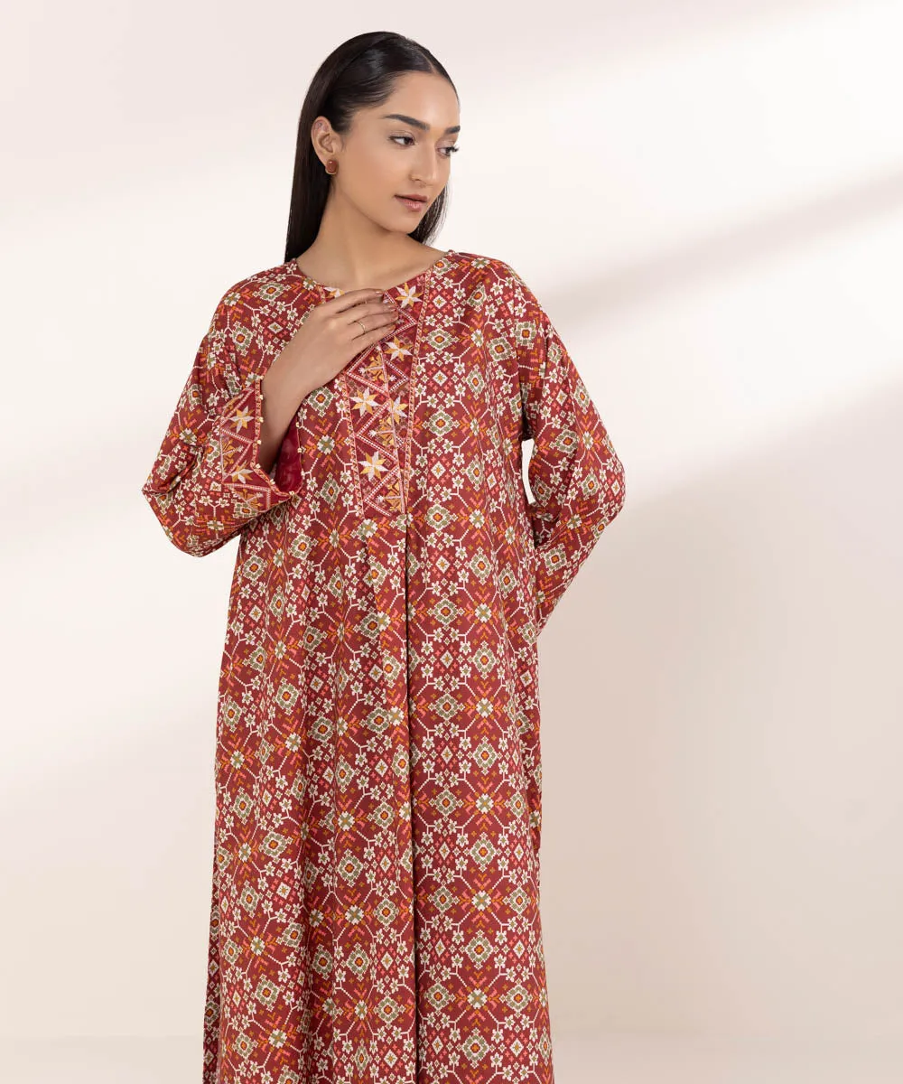 Embroidered Cotton Viscose Shirt