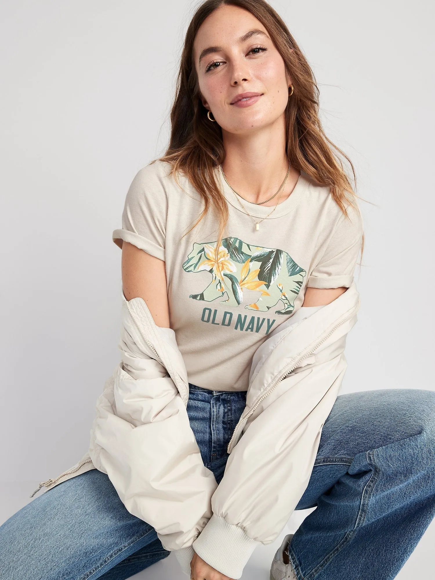 EveryWear Logo Graphic T-Shirt for Women
