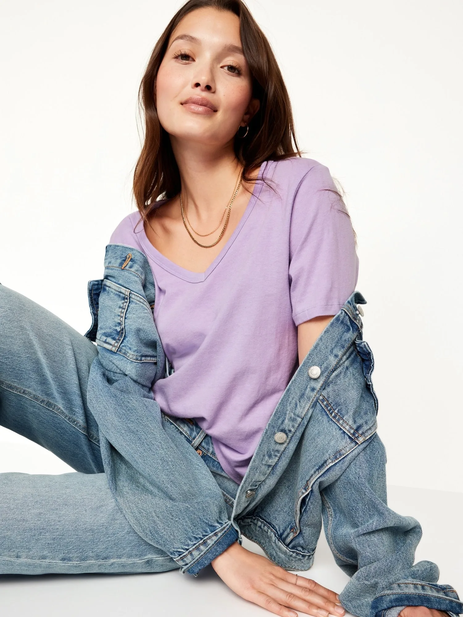 EveryWear V-Neck T-Shirt for Women