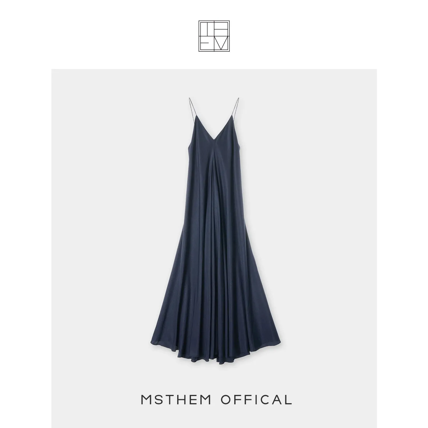 Exquisite Acetate V-Neck Dress
