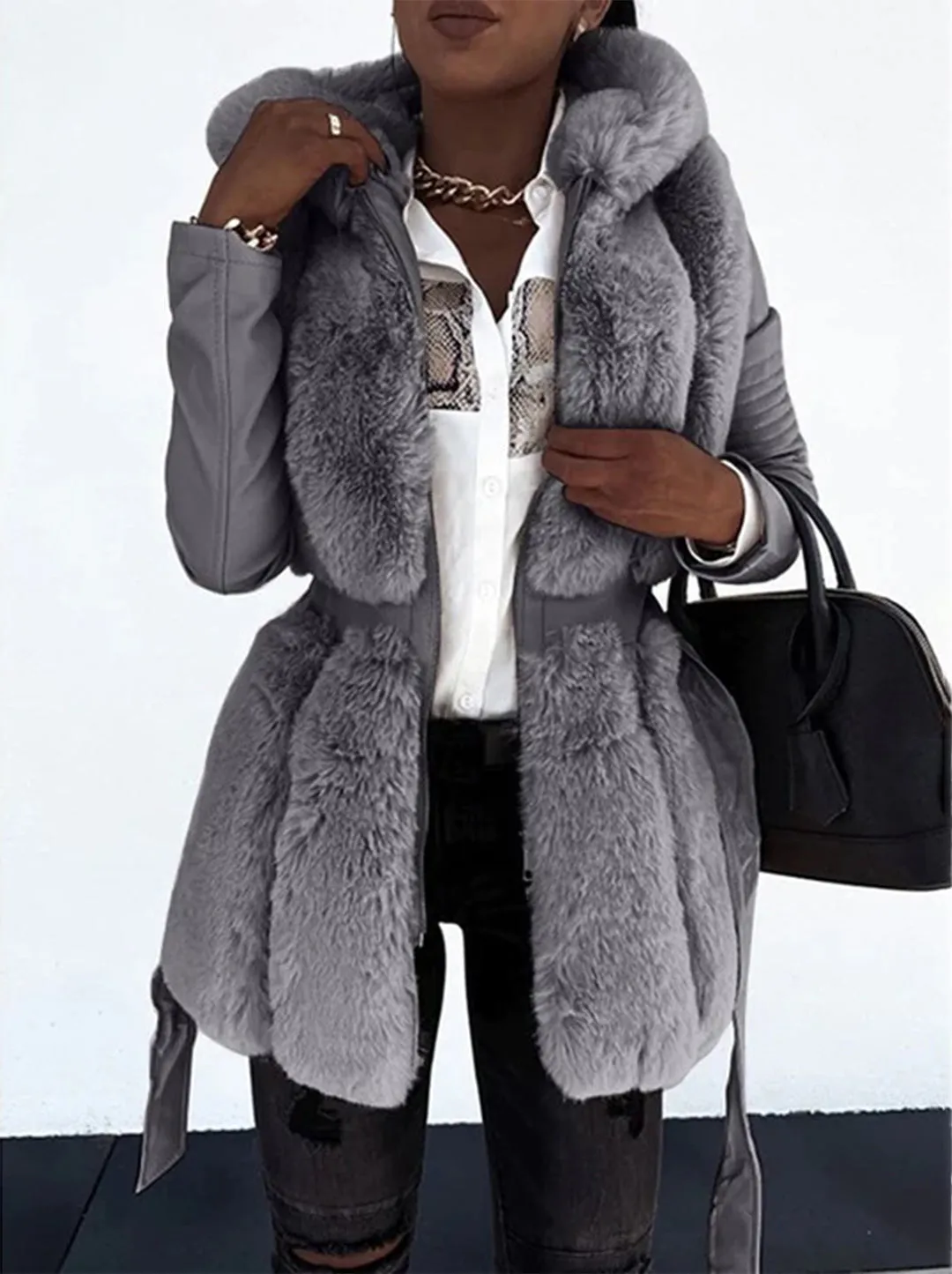Faux fur coat for women - Comfortable and versatile
