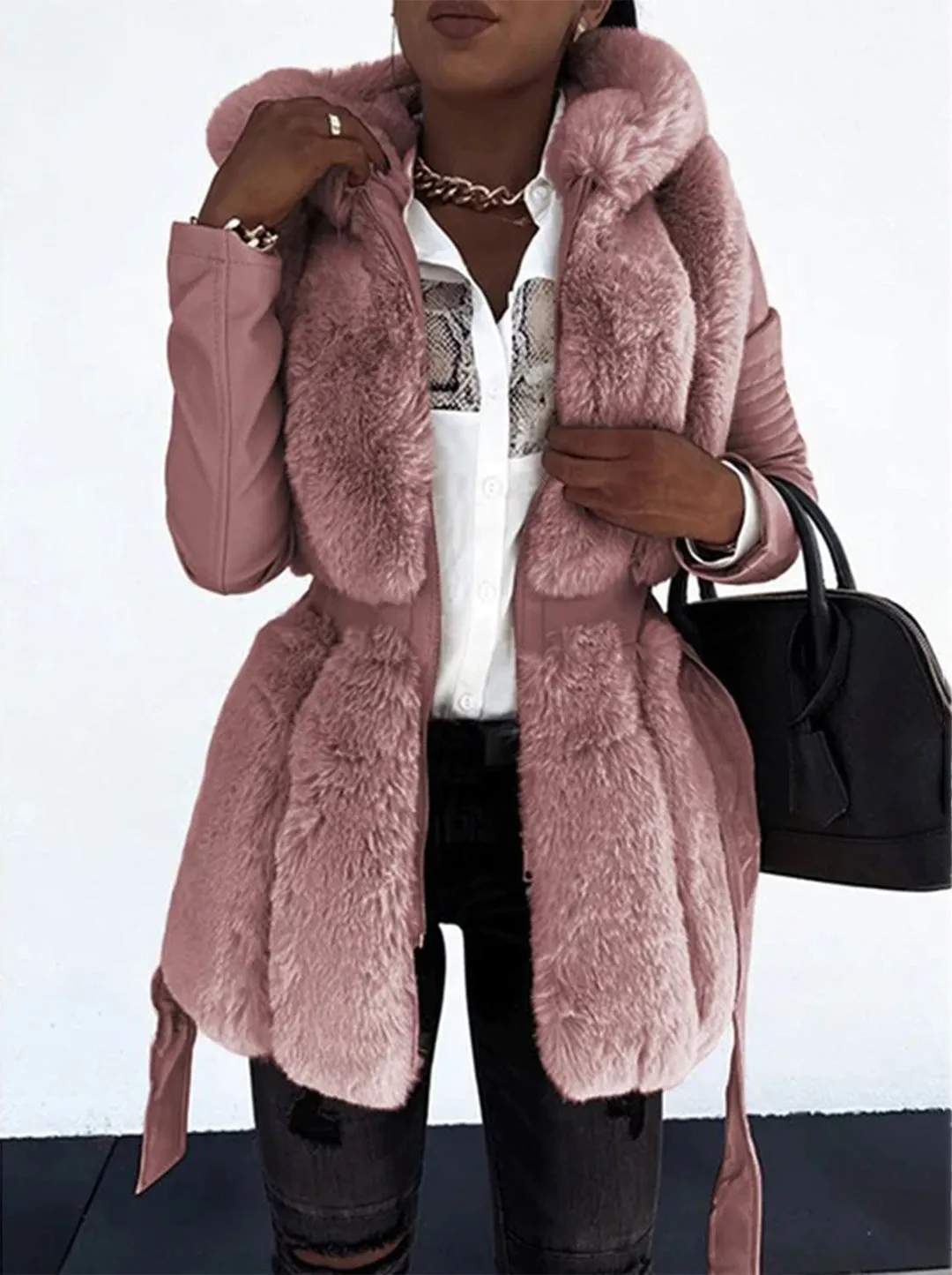 Faux fur coat for women - Comfortable and versatile