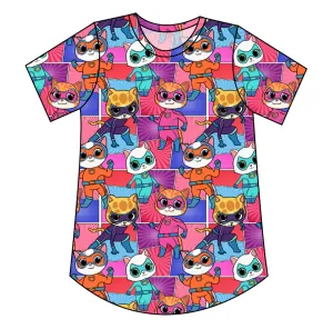 Fearless Felines Kids' Relaxed Tee