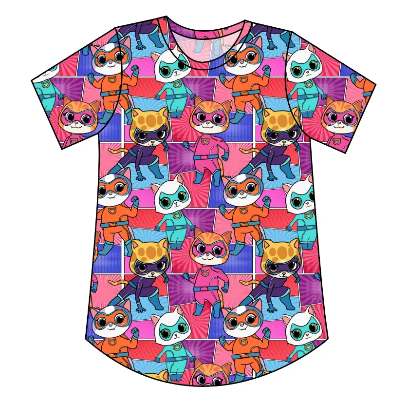 Fearless Felines Kids' Relaxed Tee