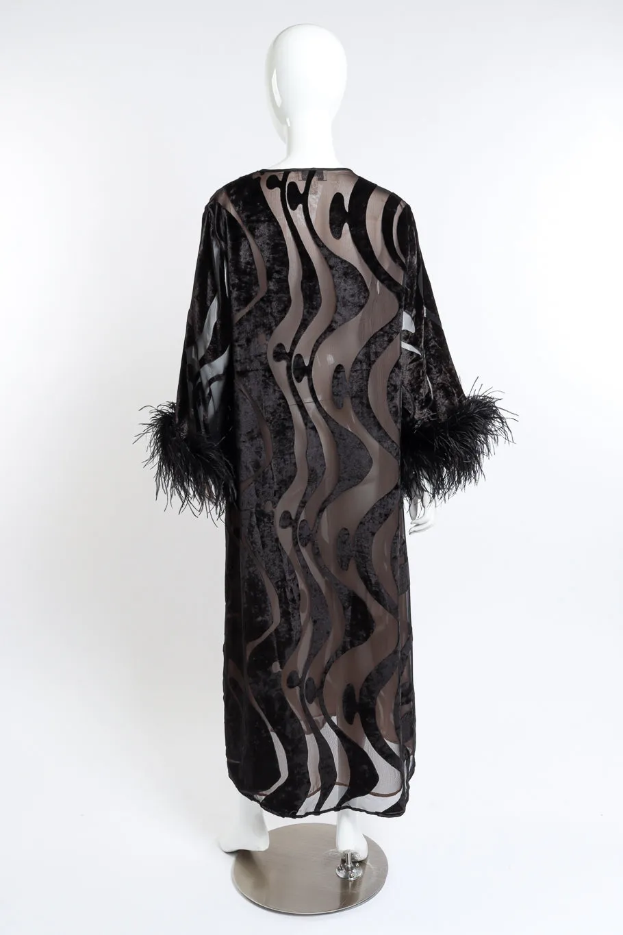 Feather Burnout Caftan