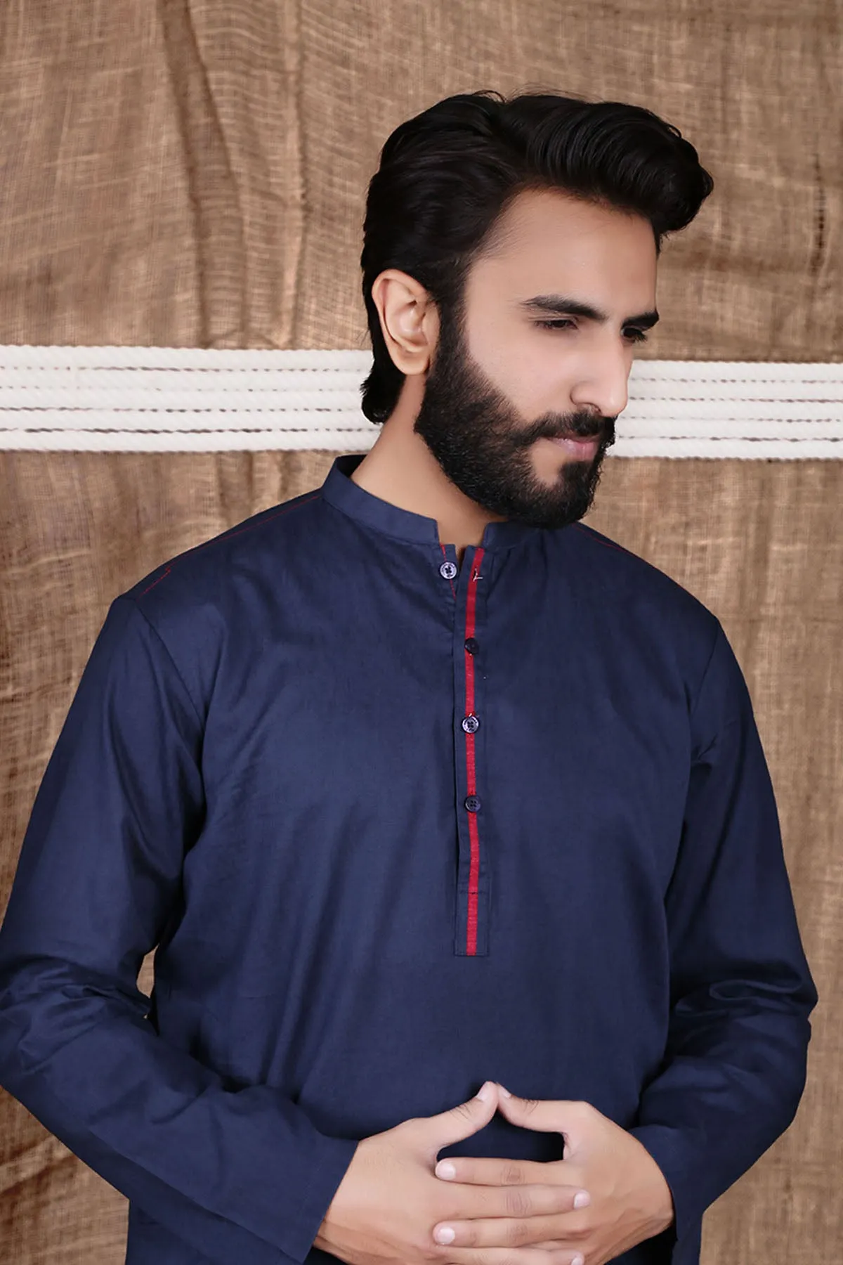 Feather Jacquard Kurta