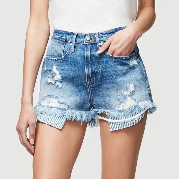 ✨FRAME✨Le Stevie Shorts with Peeking Pockets