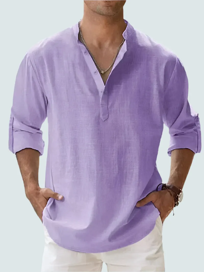 Freddie | Men's Linen Shirt - Lightweight, Breathable Casual Beachwear