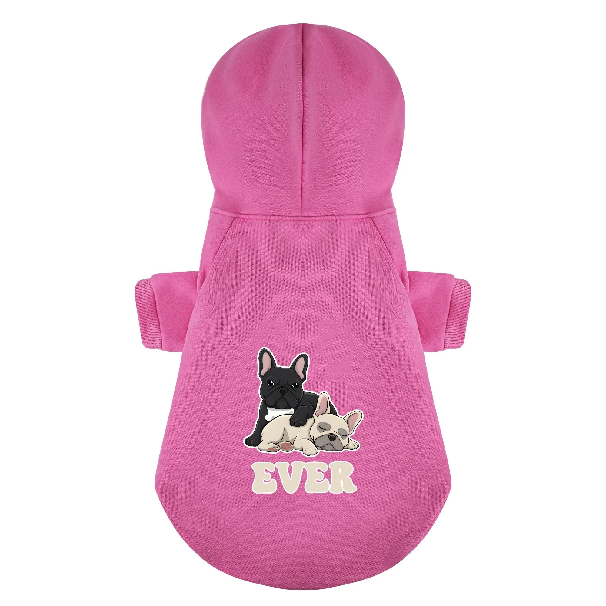FUREVER ( FOREVER ) - Matching French Bulldog Hoodies – Stylish, Cozy & Personalized!