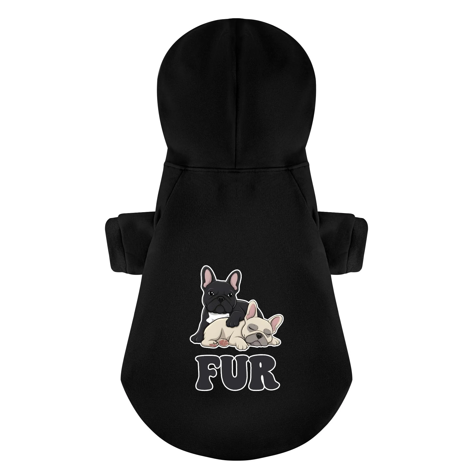FUREVER ( FOREVER ) - Matching French Bulldog Hoodies – Stylish, Cozy & Personalized!