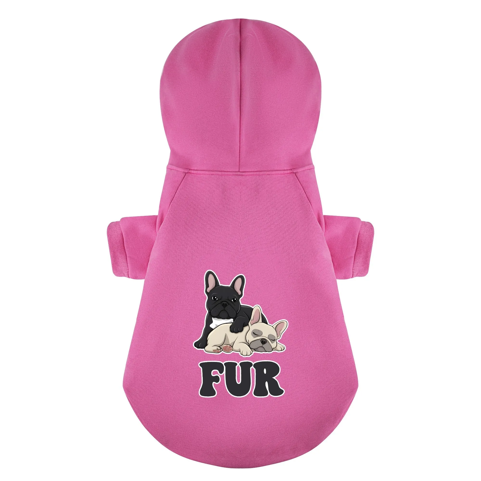 FUREVER ( FOREVER ) - Matching French Bulldog Hoodies – Stylish, Cozy & Personalized!